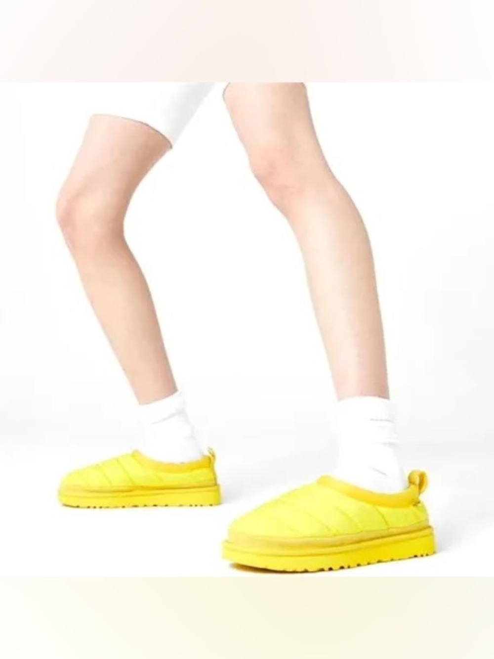 UGG Tasman LTA Slipper in the Canary yellow colorway Size 7